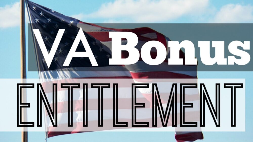 Va bonus entitlement worksheet