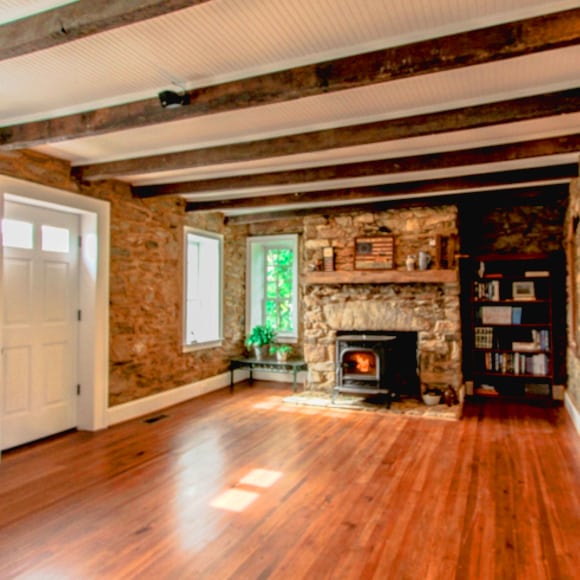 Fireplace in Historic Property After 203k Loan Renovation