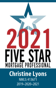 2021 five star mortgage professional Christine Lyons