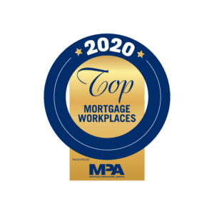 MPA top mortgage workplaces 2020 badge